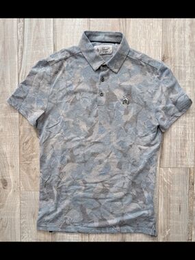 Original Penguin Men’s Gray & Blue Polo